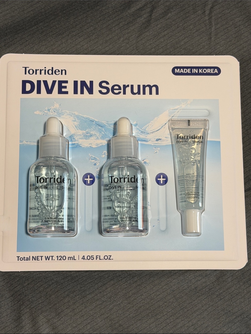 torrid Clear Hydrating Face Serum Trio - Blue Accents